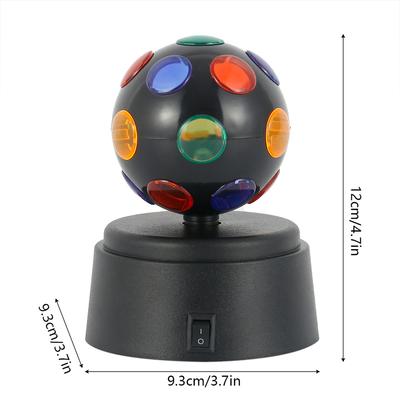 Stage Spotlight Effect Beam Light Stage Light Disco Ball Magic Effect Lamp USB Crystal Flash LED Colorful Practical Spotlight