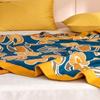 Japanese Cotton Blanket and Throws Livingroom Decor Sofa Towel Four Seasons Flowers Nap Blanket Double Bedroom Soft Bedspread