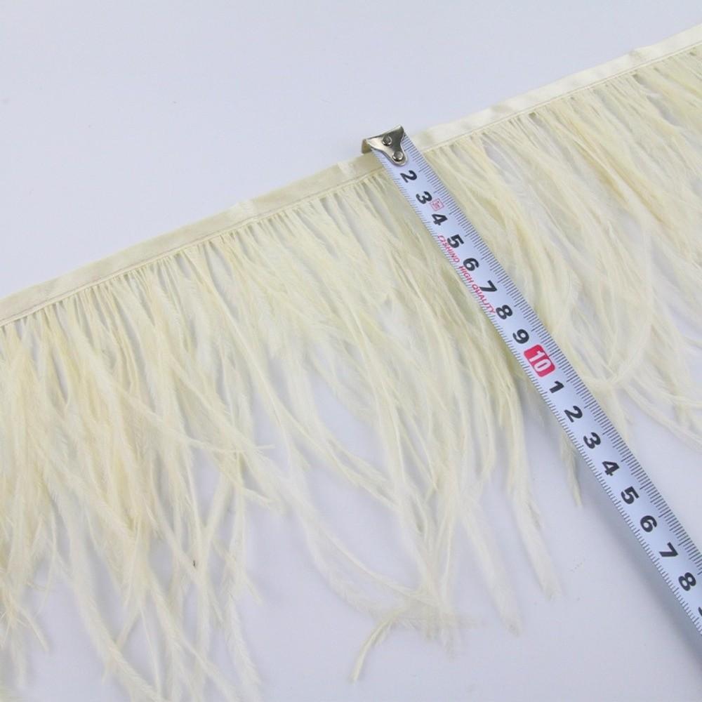 1 Meter Sewing Decoration Natural Ostrich Feathers  Costumes Sewing Accessories