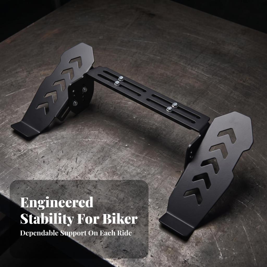 Electric Vehicle Foot Pedal Universal Footrest with Anti-Slip Plates Aftermarket