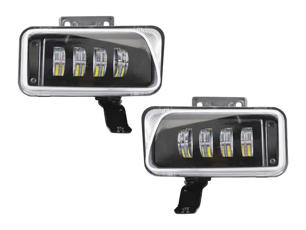 Compatible LED Fog Lights and Right for Isuzu 07 Elf TRISTAR'S (Left Set)