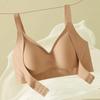 Traceless Front Buckle Underwear Women's Small Breasts Gather Thin Anti-expansion Adjustment Type Closed Breast Soft Support Upper Support Bra Cover