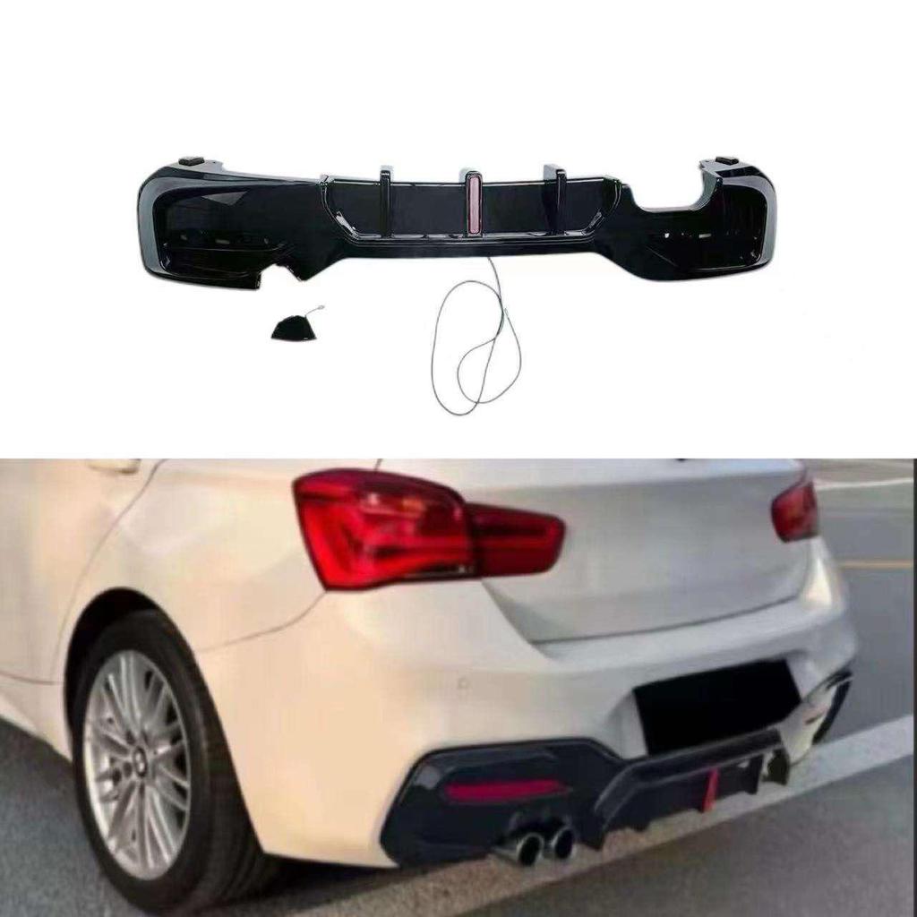 BMW 1 Series F20 Rear Diffuser Tail Lip with Lights (2015-2019 Models)
