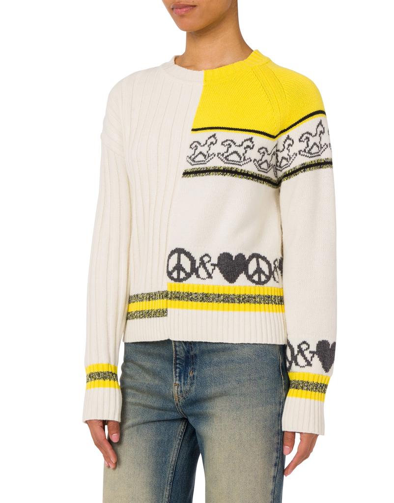 MOSCHINO Jeans Intrasia Blend Knit