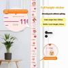 2M Height Child Growth Chart Waterproof Height Measuring Tape Height Measurement Sticker  Home Use