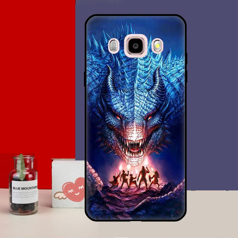 Pouzdro s motivem draka pro Samsung Galaxy J4 J6 Plus 2018 J8 A6 A7 A8 A9 J1 A3 A5 2016 J3 J5 J7 2017 Kryt