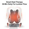 Memory Foam Electric Massage Waist Pad Office Backrest Hot Compress Relieve Soreness Waist Protection Integrated Lumbar Support
