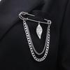 Unisex Skull & Spider Web Bear Pearl Star Brooch - Creative Hip Hop Fashion Pin