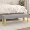 Day and Night - Day and Night Light Gray Fabric Bench 100x30x30 Cm