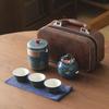 High-End Business Souvenir Tea Set: On-the-Go Gift for Clients & Friends
