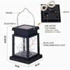 Solar Hanging Lantern Lamp Outdoor Waterproof String Light Candle for Garden Patio Lawn Deck Umbrella Tent Yard Driveway Holiday