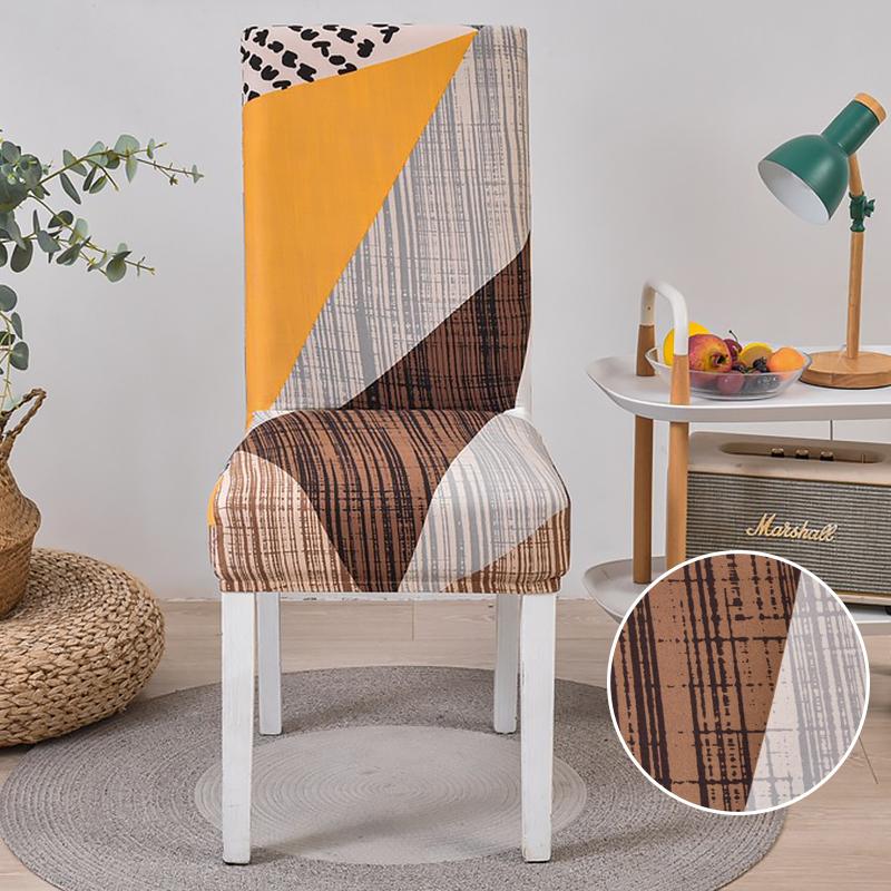 Dining Chair Slipcover,High Stretch Removable Washable Chair Seat Protector Cover for Home Party Hotel Wedding Ceremony 4/6pcs