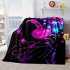 Music Waves Headphones Blanket Flannel Blanket Throw Blanket Sofa Cover Blanket Soft Premium Blanket Picnic Blanket Tv Blanket Gifts