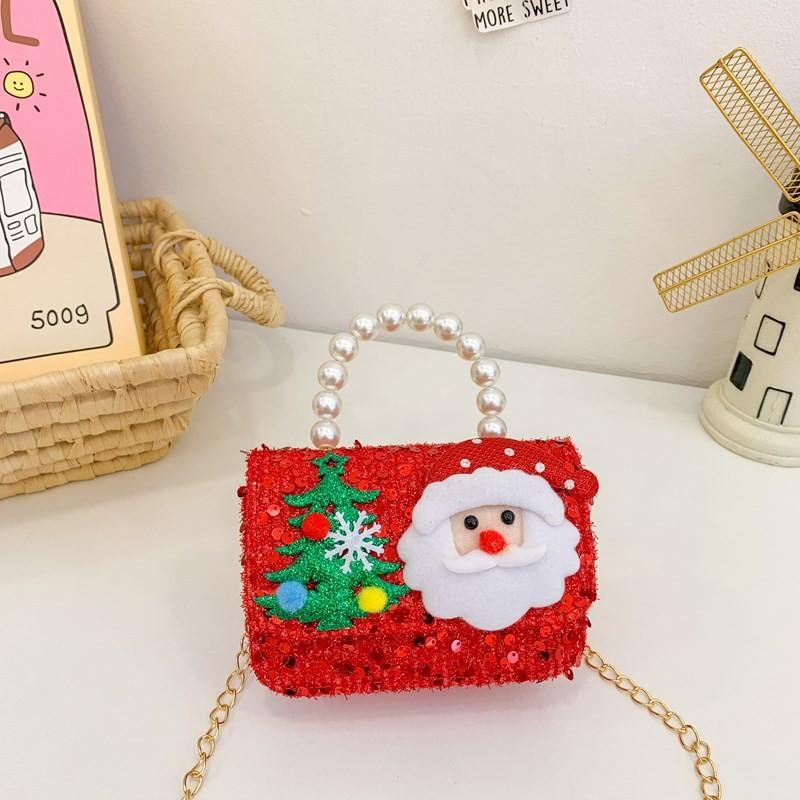 Whimsical Pu Handbag For Kids With Eyecatching Bows And Charming Elements Floral