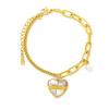 Love Charm Pendant Bracelets Women Stainless Steel Bracelet Jewelry for Women
