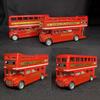 Double Decker Travel Bus Model Simulation Pull Back Vehicle Car Decor Bus Car Model  Kids Toy