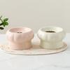 Ceramic Cat Food Bowl Cute Mushroom Shape Dog Bowl Drinking Bowl Double Bowl To Protect The Cervical Spine Pet Bowl