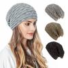 woMen's Winter Autumn New Style Knitted Beanie with Fleece Lining and Earflap Hat