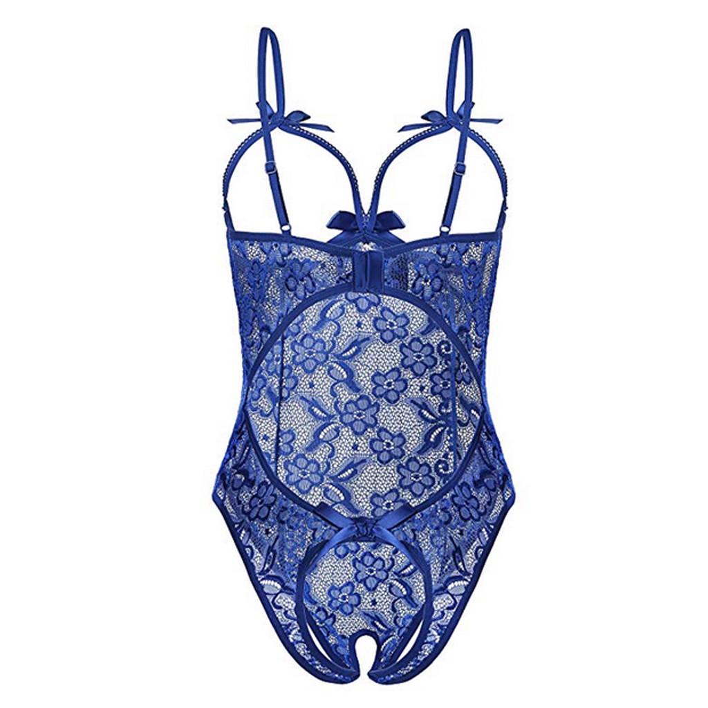 Women Lace Sexy Lingerie One-Piece Garment Lace Pajamas Underwear