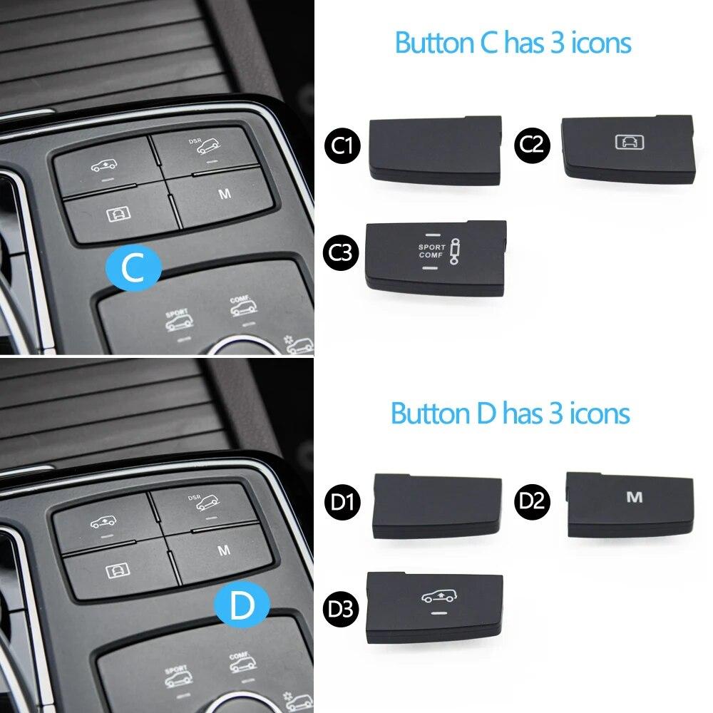 Car Suspension Height DSR Adjuster Downhill Auxiliary Switch Multi-Function Button For Mercedes BENZ ML GL GLS GLE W166 W292