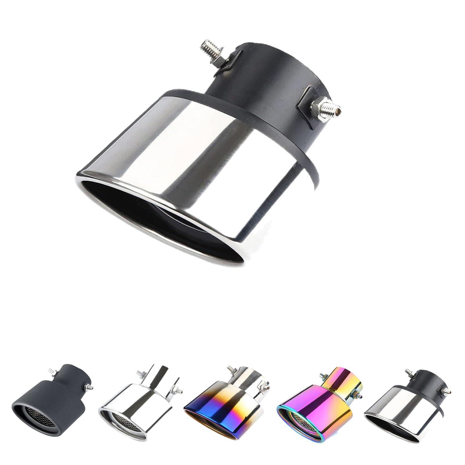 

Применимо к Daihatsu Mira eS LA350S LA360S Резак глушителя Овальный Нержавеющая сталь Хвостовая горловина Хвостовая горловина Резак глушителя из нержавеющей стали Хвостовая горловина