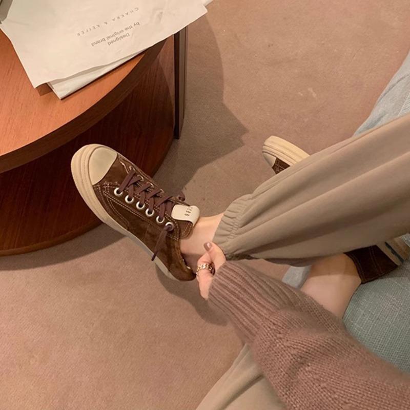 Studiolee Retro Versatile Color Matching Platform Casual Sports Board Shoes Women's Trendy Spring and Autumn