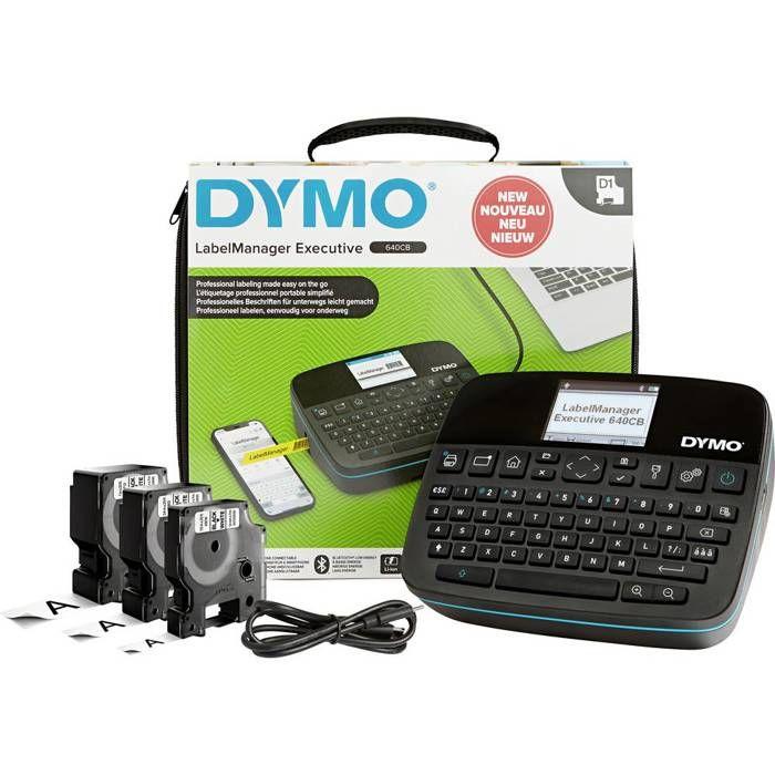DYMO LabelManager Imprimante d'étiquettes adapté pour rubans: D1 6 mm, 9 mm, 12 mm, 19 mm, 24 mm