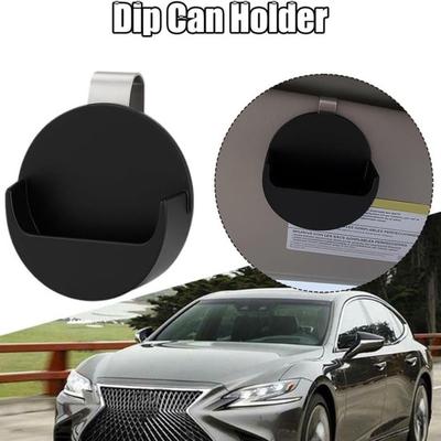 Ansteckbarer Dipdosenhalter für Sonnenblende 3D-gedruckter Dipdosenhalter Sichere Aufbewahrung Reise Dipdosen-Aufbewahrungsbox für Autos Gürtel Alle Fahrzeuge