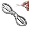 Simple Portable Folding Scissors Solid Color Glasses Shape Paper Cutters Students Handmade DIY Tools School Office Supplies