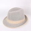 Men's Jazz Hats Summer Breathable Sun Protection Hat Beach Hats Middle-Aged and Elderly Hat Casual and Versatile
