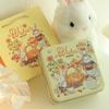 Cartoon Rabbit Iron Box Multicolor Candy Box High Quality Gift Box  Money Contain