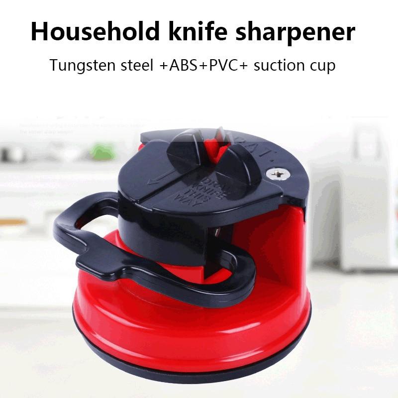 Suction Cup Knife Sharpener Household Cross-Border Small Sharpening Stone Korean Mini Tungsten Steel Knife Sharpener