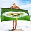 Oversized Beach Towel , Dandelion Extra Large Big Pool Swim Travel Soft Towel Blanket for Camping Travel Lounge Chair Cover Gift