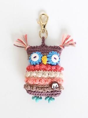 MERRYMOTIVE Owl Fairy Keyring (mild Cocoa)