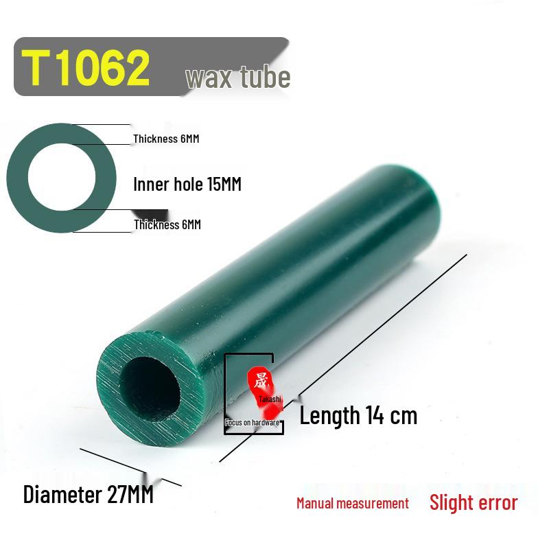 Wax Tube for Jewelry Design and Casting: Carving Wax for Lost-Wax Method and Mold Production