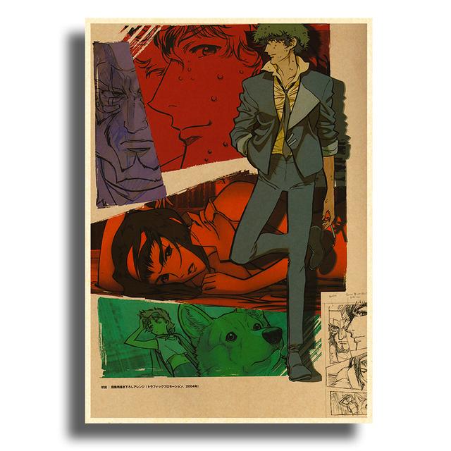 Cowboy Bebop Poster and Printing Room Decoration Oil Painting Room Decoration Wall Art Picture Wall Decoration Living Room