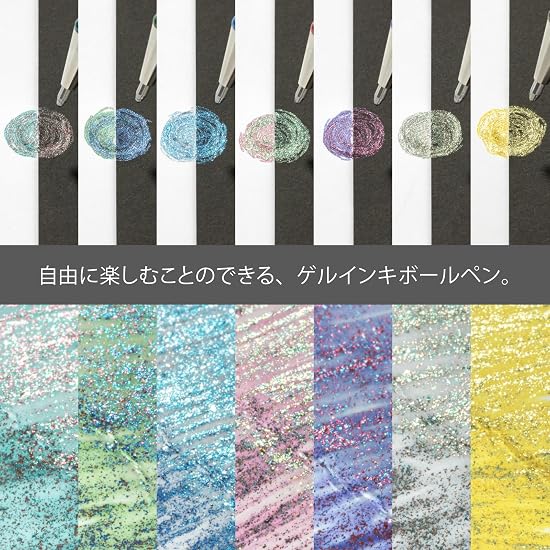Pentel Ballpoint Pen Dual Metallic Original + Fantasy Set, 14 Colors K110-D14ST
