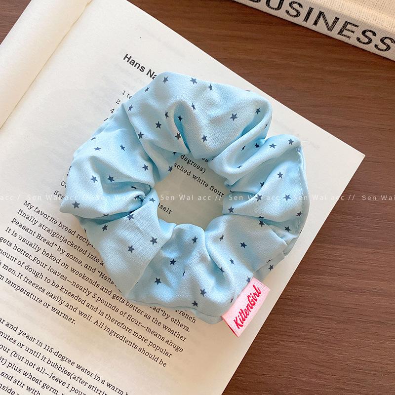 Sweet bow hair band lace headband hair rope lace ponytail large intestine girl hair hair