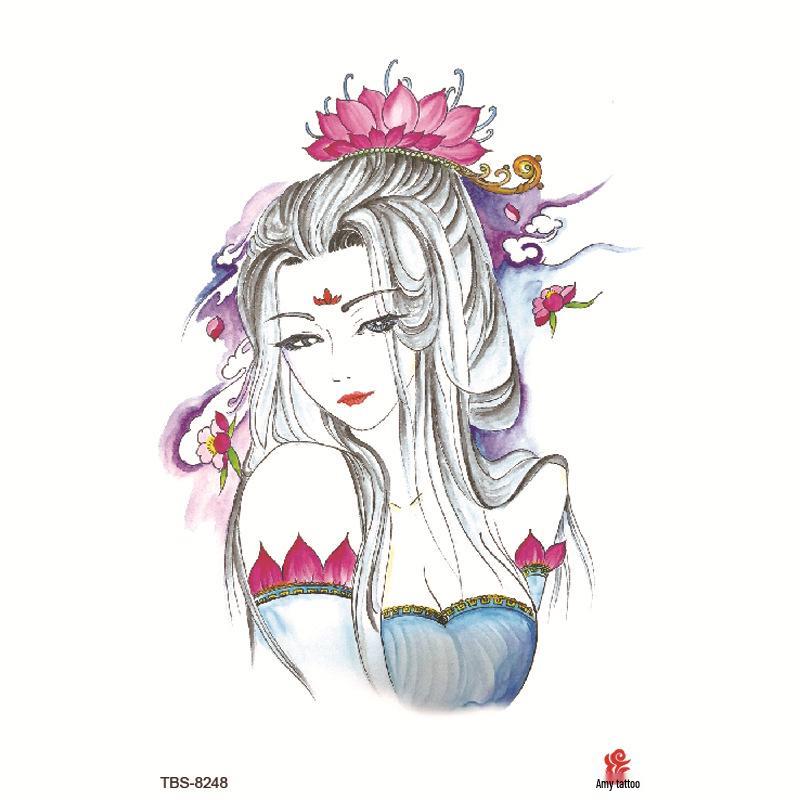 Wasserdichtes Ganzarm Totemsymbol Tattoo Aufkleber Set