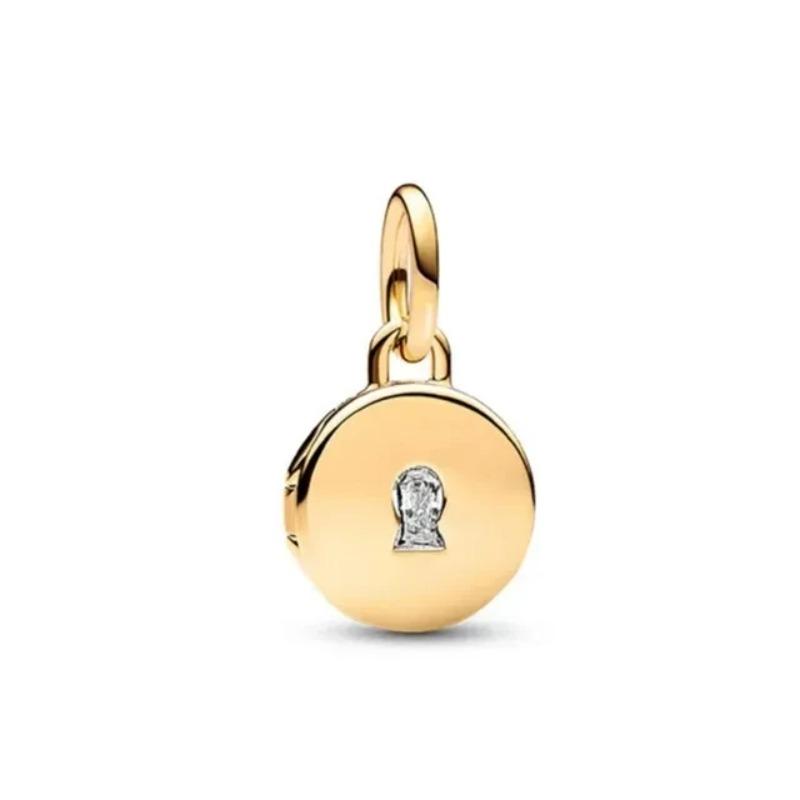 Ciondolo Fascino Argento 925 Fai da Te Torre Porta Castello Nave Angelo per Donne Gioielli Collana Bracciale Boutique