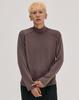 Mugeon Moderit Mock Turtleneck Sleeve _ Brown