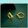 Trendy Gold Plated Bow Ring For Women Cute And Elegant Fashion Jewelry Gift