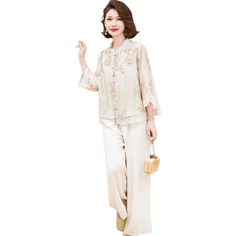 Jianhu Women s Summer Chinese Style Suit XL