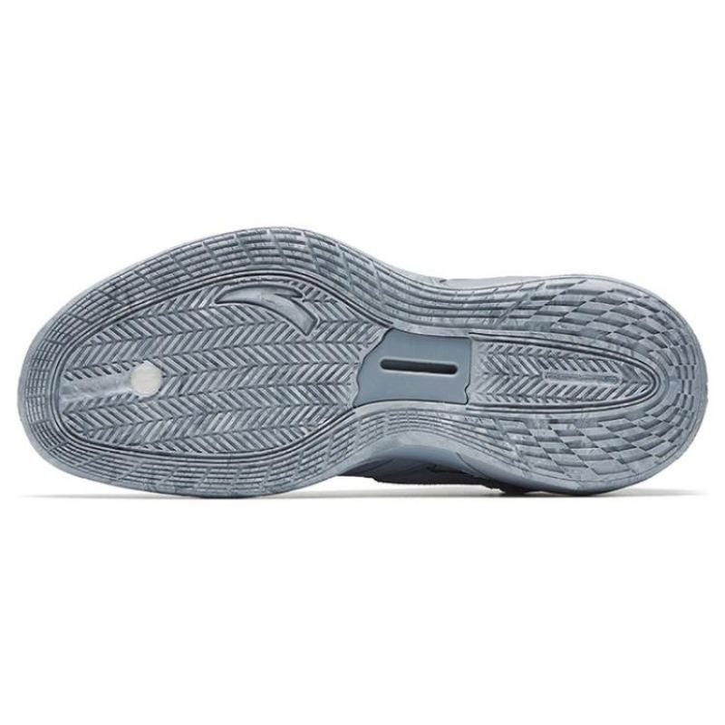 Anta Hayward 3 Tejido con Tecnología de Nitrógeno Cuero Sintético TPU Absorción de Impactos Antideslizante Resistente al Desgaste Soporte Zapatillas de Baloncesto de Caña Baja 112241103-5