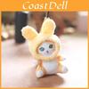 Adorable Peluche Lindo Gatito Conejo Llavero Suave Peluche Animal Muñeco