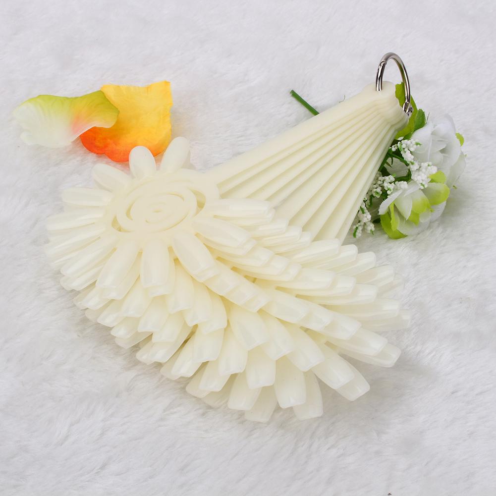 Nail Polish Gel Practice Sticks Fan Rosette Board False Nail Art Tip Display