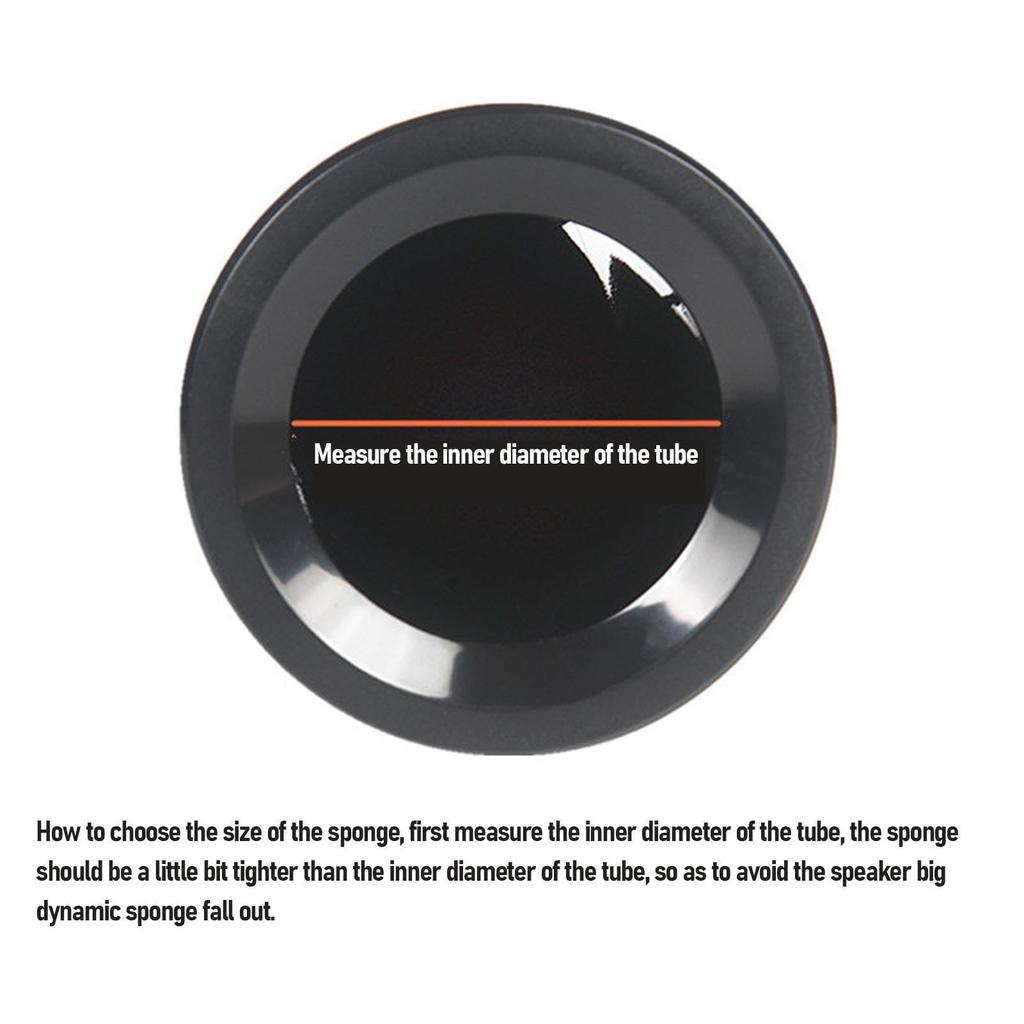 Speaker port tube vibration reduction base port cabinet replacement for car subwoofer sponge,