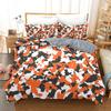 Bedding Home Textiles 3D Digital Printing Three-Piece Military Camouflage Quilt Cover Pillowcase