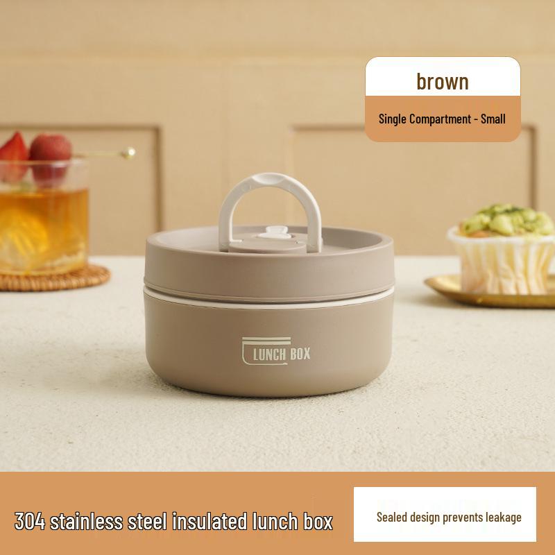 304 Stainless Steel Multi-layer Bento Box with Soup Bowl - Portable & Insulated