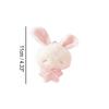 Kawaii Mini Bunny Plush Keychain Movable Ears Cute Soft Rabbit Stuffed Toy For Girls Backpack Pendant Animal Decor Gift